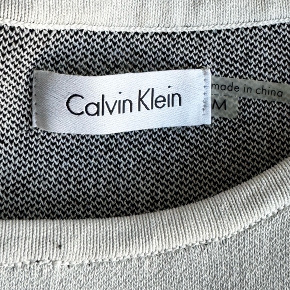 Calvin Klein Black Floral Sleeveless Sweater Dress - Picture 10 of 10